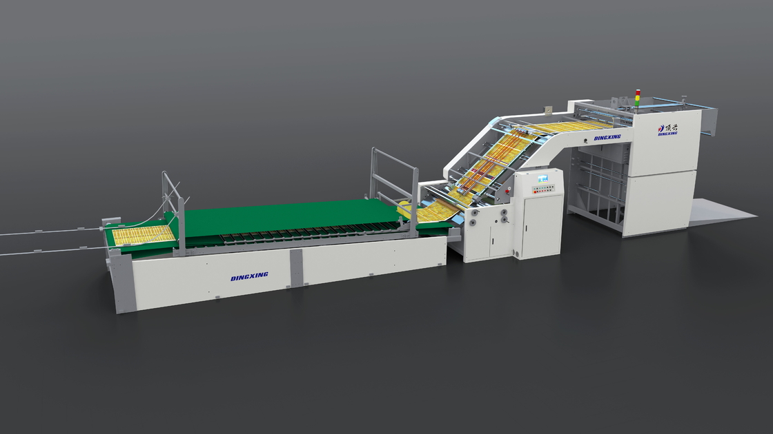 Ondulé 1450mm*1450mm machine à plastifier à grande vitesse DX-1450