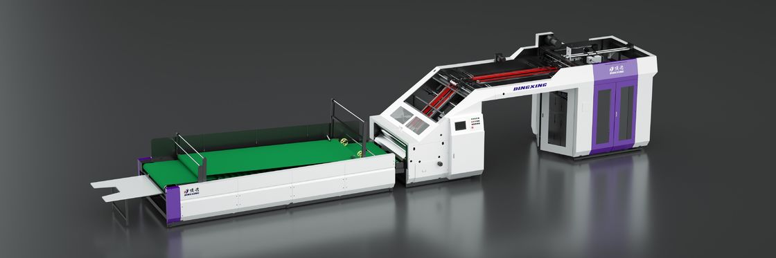 Laminateur à grande vitesse Laminateur à flûte à grande vitesse Matériau de membrane de papier Laminant épaisseur de 1 à 10 mm Équipement d'emballage industriel