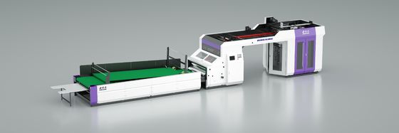 Épaisseur de stratification de 1 à 10 mm Laminateur de feuille à flûte rapide avec alimentateur de bord principal en option pour le traitement de la feuille